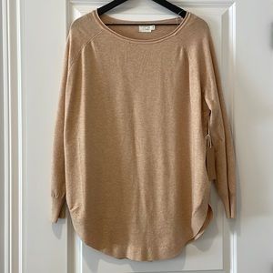 Maternity beige sweater, super soft, size S/M